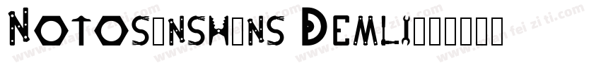 Notosanshans Demli字体转换